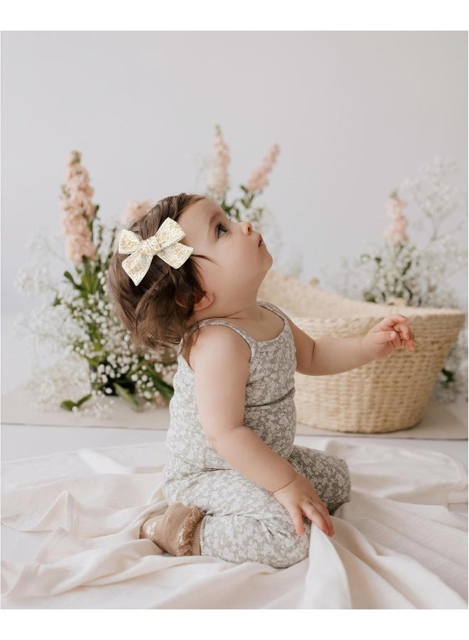 Niceye 24 PACK Baby Girl Hair Clips Set, Hair Bows Barrettes Handmade Accessories Alligator Clip for Babies Infant Toddlers Kids in Pairs - Image 3