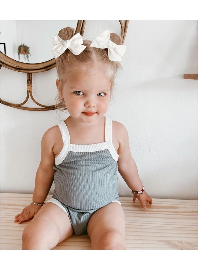 Niceye 24 PACK Baby Girl Hair Clips Set, Hair Bows Barrettes Handmade Accessories Alligator Clip for Babies Infant Toddlers Kids in Pairs - Image 2