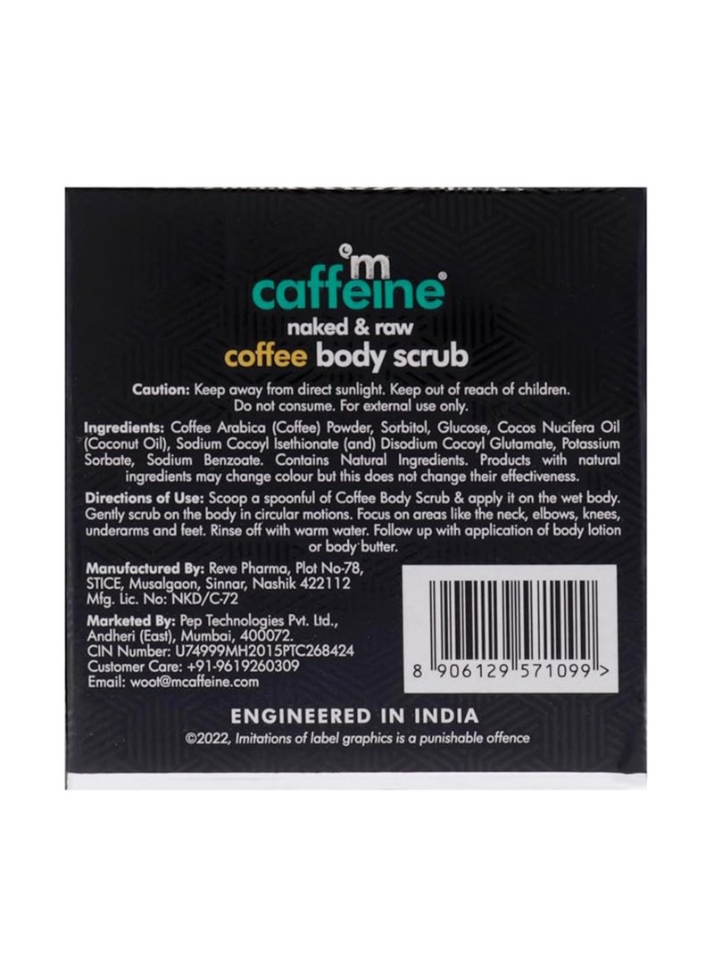 MCaffeine - mCaffeine Naked & Raw Coffee Body Scrub (55 g)_55MCaf40 - Image 1