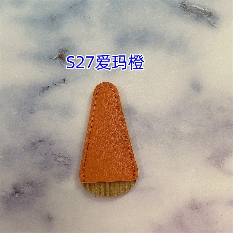 Fashion Beauty Cutters Large Small Size Protective Case Thickened Storage Case 12 Color Printable Logo Eyebrow Cutters Makeup Cutters Leather Case - Image 1