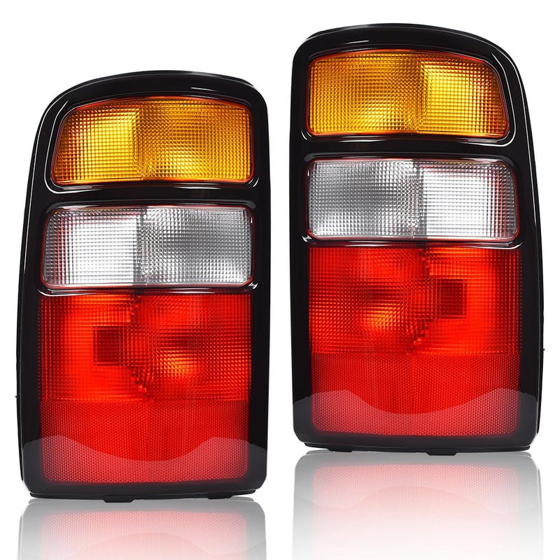 GPLUS Tail Lights Driver and Passenger Side wo Bulbs Compatible with Chevy Suburban 1500 2500 20002006 Fit Chevy Tahoe 20002006 Fit GMC YukonYukon DenaliYukon Denali XL 20002006 Red Lens