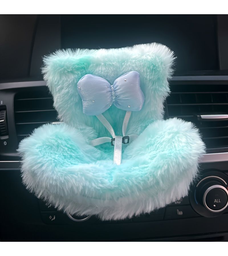 West Highland Rotatable Blue Big Eyes Ball Car Seat Air Vent Decoration - Image 5