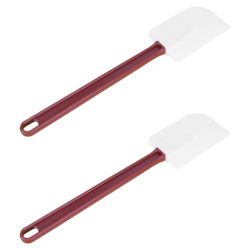 High Heat Resistant Silicone Scraper Spoon Commercial Cooking Set  2 x 165 Spatula