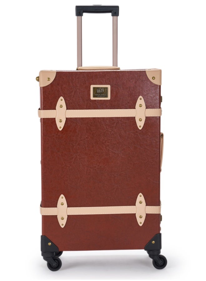 LIMRA Travel Bags Classic Leather Luggage 4 Pcs Set 28''-24''-20'''-13'''Inches - Image 4