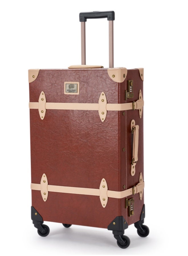 LIMRA Travel Bags Classic Leather Luggage 4 Pcs Set 28''-24''-20'''-13'''Inches - Image 3