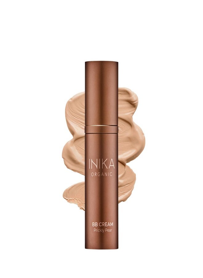 INIKA Organic BB Cream Foundation - Vegan Makeup with Hydrating Prickly Pear, Jojoba, and Pomegranate Seed Oil - Lightweight Glow for Balanced Skin Tone, Beige, 1 fl oz - Image 1