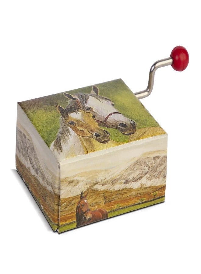 Enchantmints Music Box - Hand Crank Music Boxes for Girls & Boys Gifts |O Suzanna Tune with Cute Original Watercolor Art Design | Ideal Gift for Christmas & Holidays - Image 1