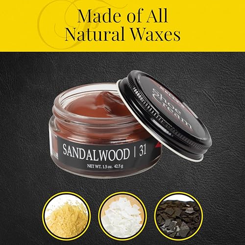KELLYS Kelly's Sandalwood Shoe Polish 1.5 oz - Professional Leather Shoe Cream - Image 3