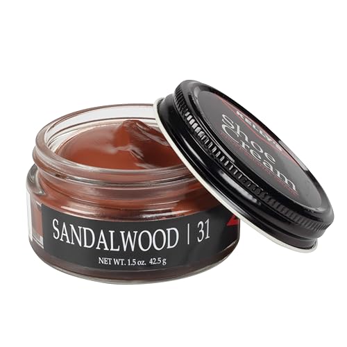 KELLYS Kelly's Sandalwood Shoe Polish 1.5 oz - Professional Leather Shoe Cream - Image 1