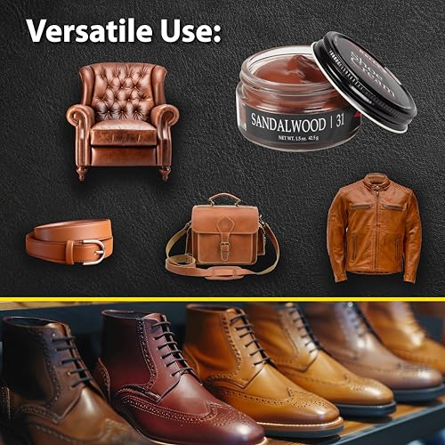 KELLYS Kelly's Sandalwood Shoe Polish 1.5 oz - Professional Leather Shoe Cream - Image 4