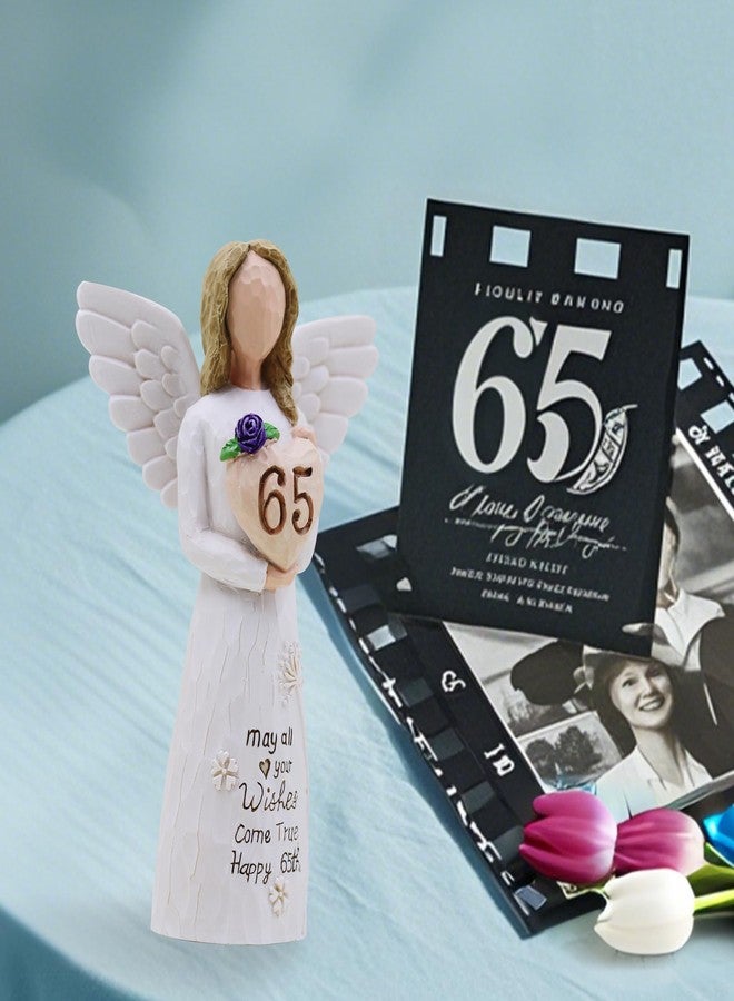 AcowSpt 65th Birthday Gifts for Women, 65th Birthday Decorations for Women, 65th Birthday Decorations, 65th Birthday Gift Ideas, 65 Year Old Birthday Gifts for Women, Sculpted Hand-Painted Figurine - Image 2