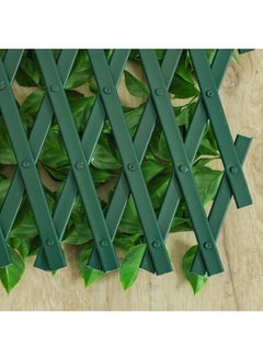 DANUBE HOME Artificial Pvc Willow Fence Garden Fence Wall Artificial Plants Outdoor Garden Wall Mat For Balcony Decoration Enhance Your Space With Lush Greenery 100X200 Cm  - Image 2