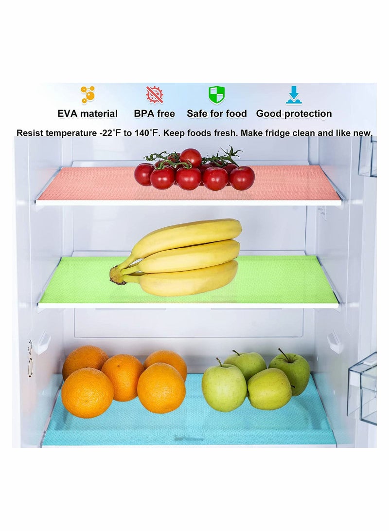 KASTWAVE Refrigerator Liners Mats, Washable Refrigerator Liners, Cuttable Kitchen Cabinet Shelves Mat - Image 2