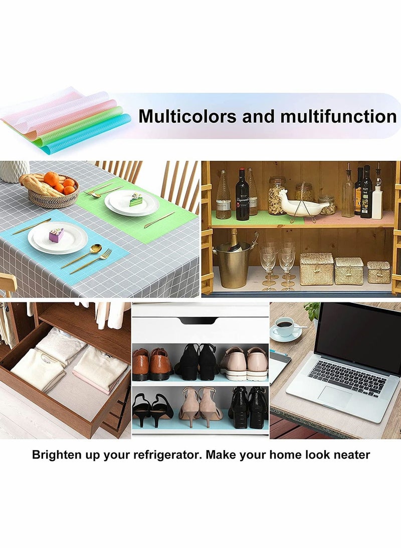 KASTWAVE Refrigerator Liners Mats, Washable Refrigerator Liners, Cuttable Kitchen Cabinet Shelves Mat - Image 4