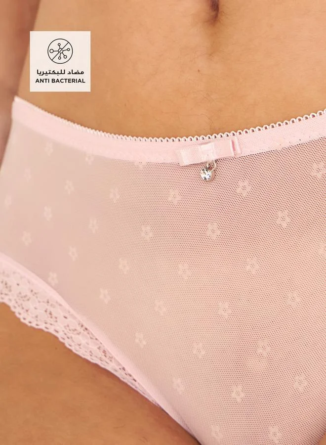 سبلاش فيڤ سراويل داخلية شبكية مزينة بالدانتيل