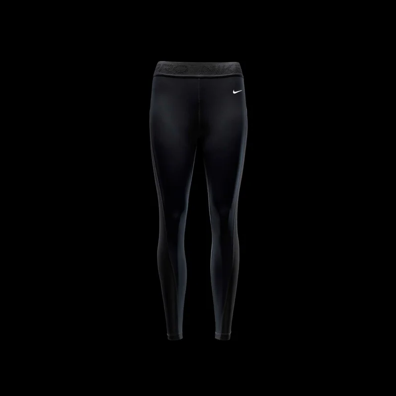 Nike Women's Pro Mid-Rise Mesh-Panelled Leggings