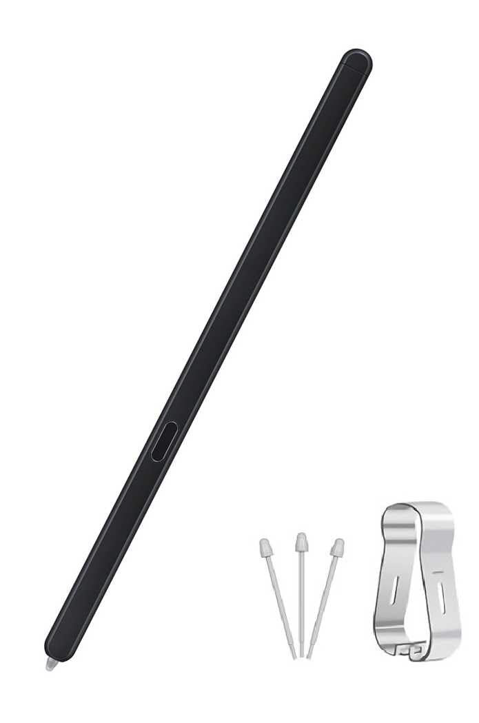 SLQ Z Fold 6/Fold 5 Slim S Pen Fold Edition 4096 Pressure Levels Compatible with Galaxy Z Fold 6/5 Phones Only, Fold 5 Pen Slim 1.5mm Pen Tip, with 3*Tips (Black) - Image 1