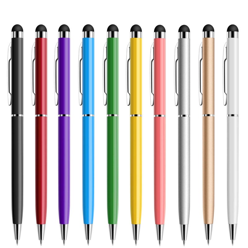 STYLUSHOME Stylus Pens for Touch Screens, StylusHome 10 Pack Universal 2 in 1 Capacitive Stylus Pen for iPad iPhone Tablets Samsung Galaxy All Universal Touch Screen Devices - Image 1