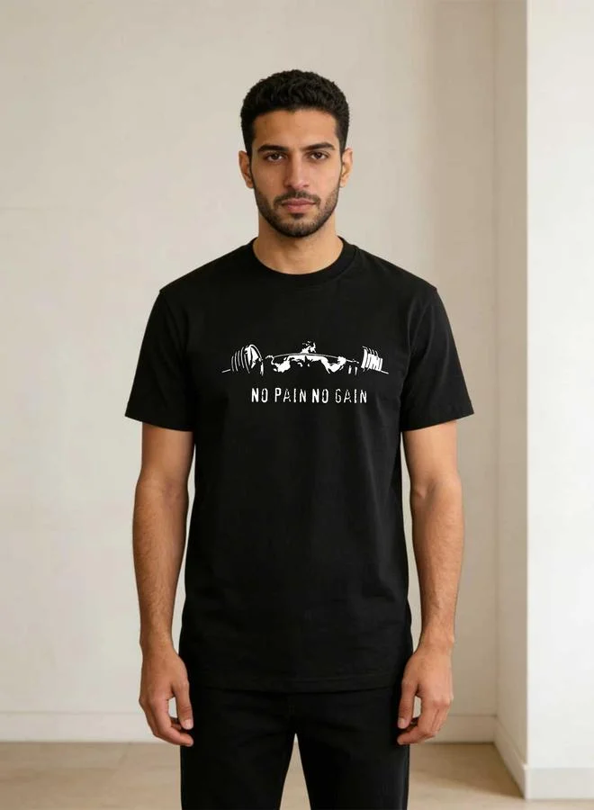 تايك تو Men Graphic Print Crew Neck T-Shirt
