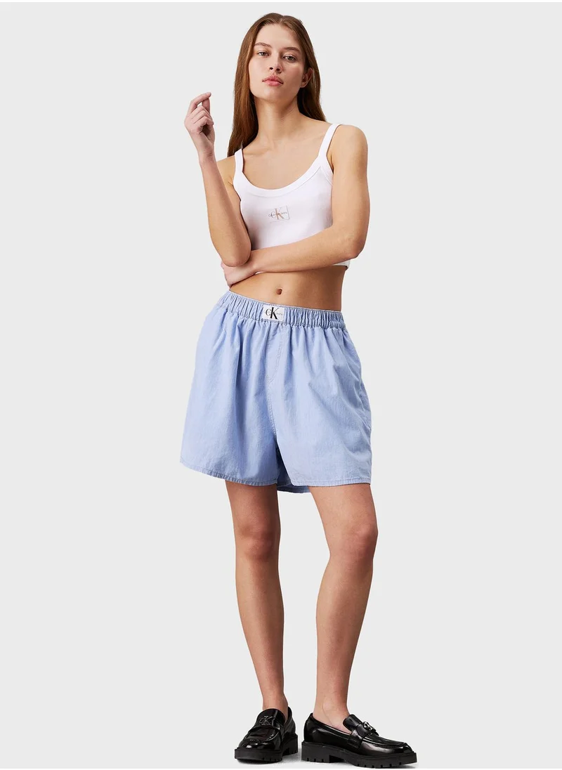 Calvin Klein Jeans High Waist Denim Shorts