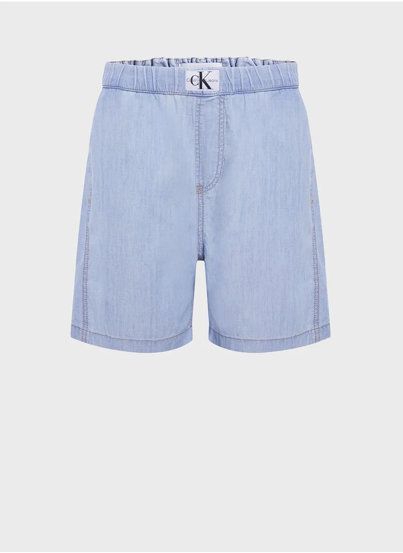 Calvin Klein Jeans High Waist Denim Shorts