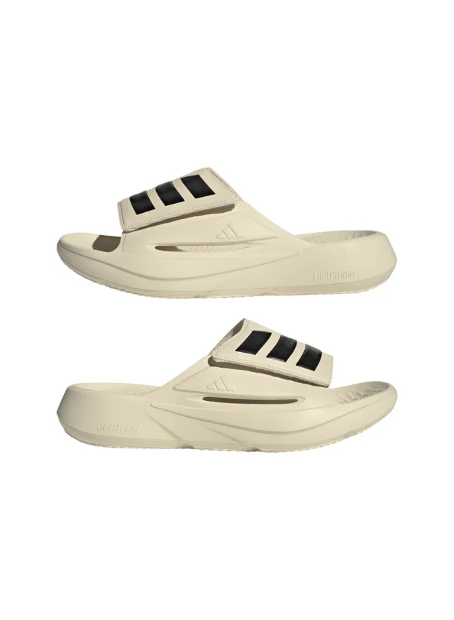 Adidas Adidas Lightblaze Slide U White Sportswear Sandals/Slippers For Unisex