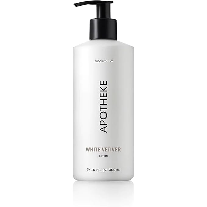 APOTHEKE Scented Hand & Body Lotion for Women & Men, White Vetiver (10 fl oz) - Image 1