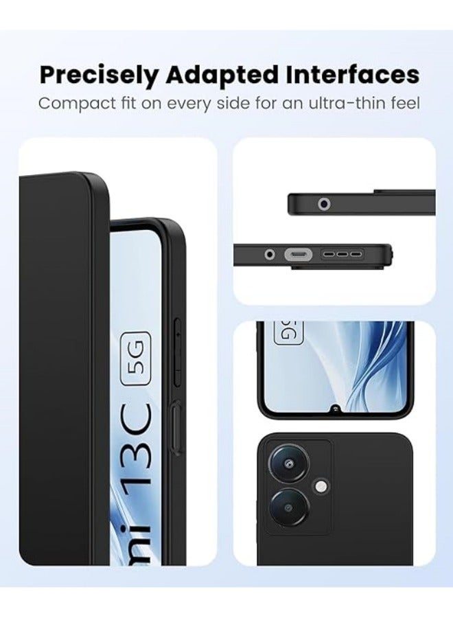 Compatible with Xiaomi Redmi 13C 5G Case, Redmi 13C 5G Mobile Case Ultra Thin Soft Silicone TPU Cover Resistant - Image 5