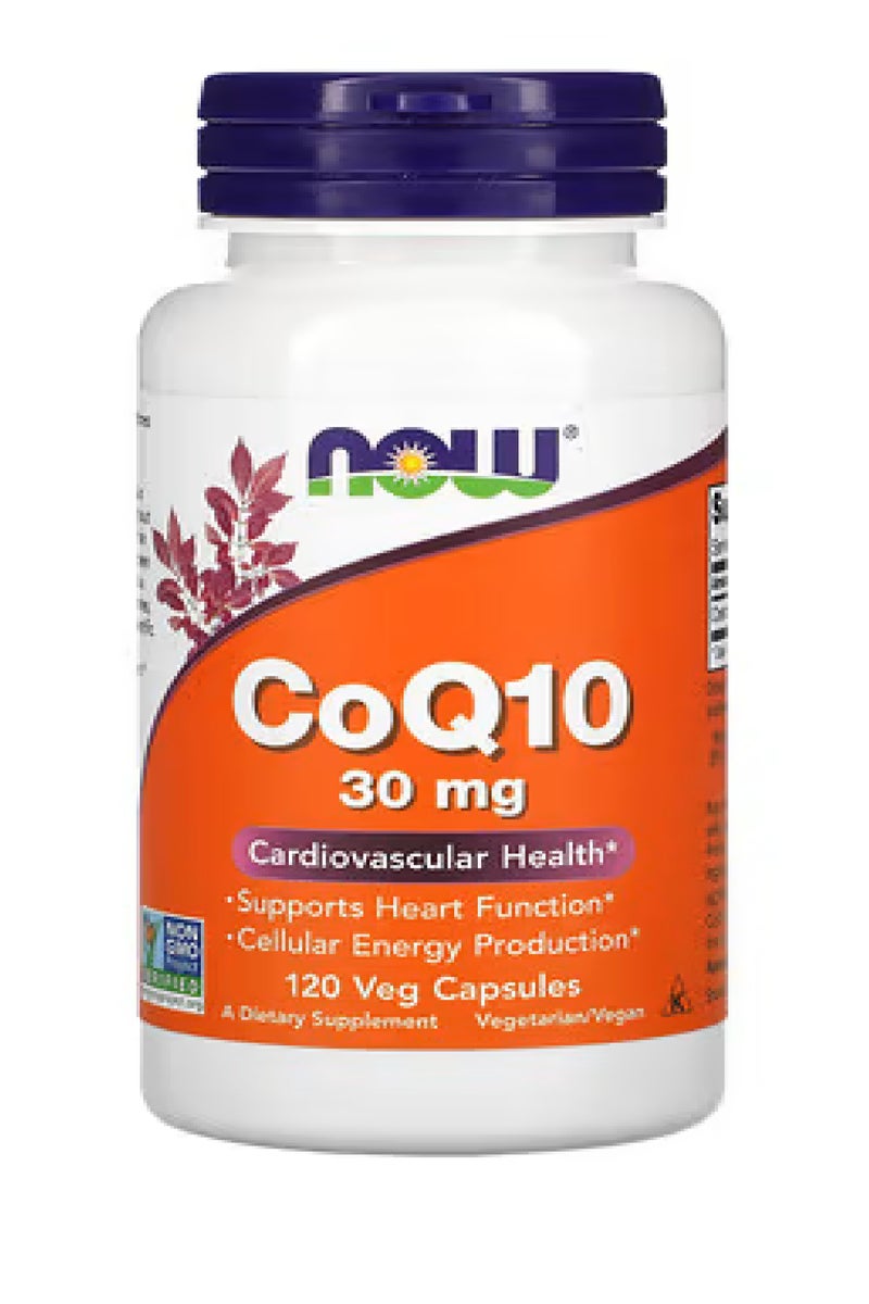ناو CoQ10، 30 ملغ، 120 كبسولة نباتية - Image 1