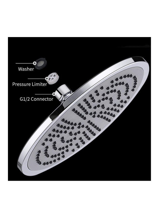 NIBEMINENT Rain Shower Head Silver 2.32x0.51x9.25inch - Image 5