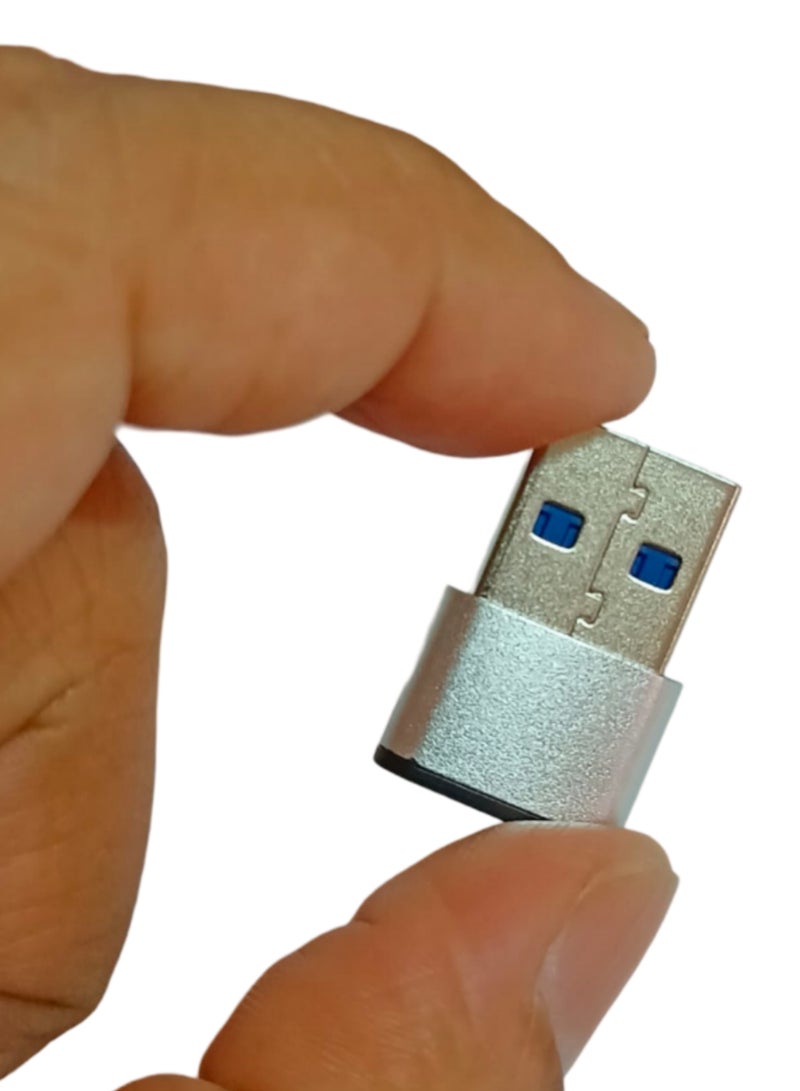 USB C Female to USB A Male Adapter Type C Charger Plug Power Converter - Image 2
