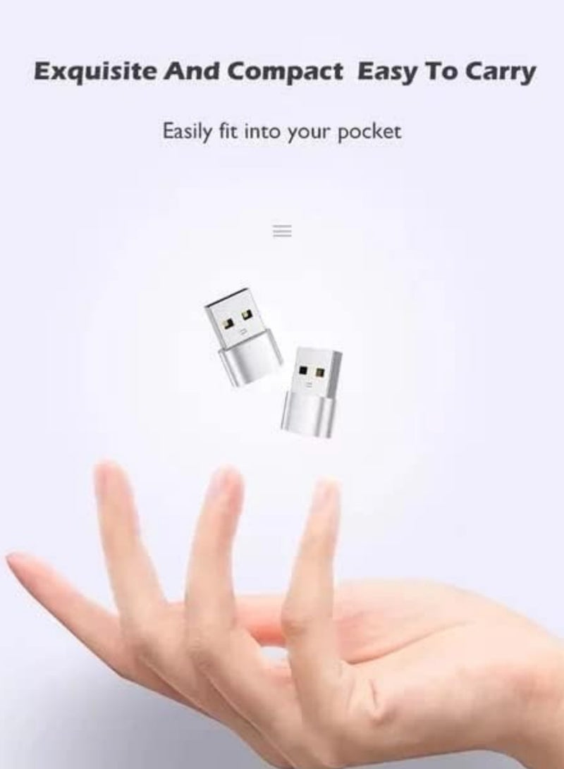 USB C Female to USB A Male Adapter Type C Charger Plug Power Converter - Image 5