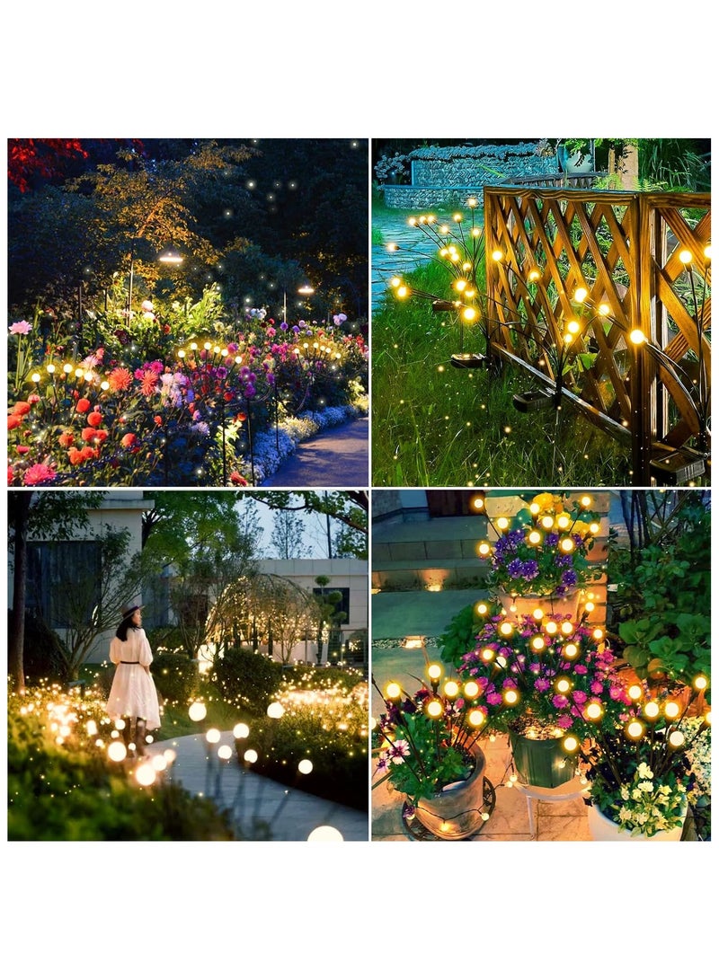 NYVIO Solar Lights Outdoor Waterproof – 2 Pack Firefly Swaying Solar Garden Lights with Flexible Copper Wire, Decorative Pathway, Yard & Landscape Stake Lights for Christmas & Parties - Image 5