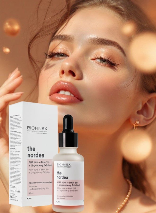 Bionnex The Nordea Aha 10% + Bha 2% Exfoliant 30ml - Image 1