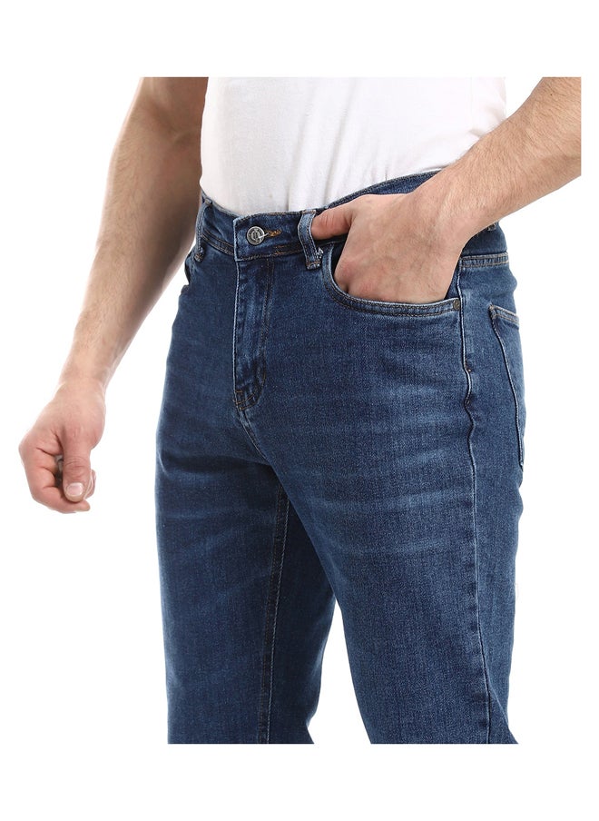 Andora - Regular Fit Standard Blue Practical Jeans_Blue - Image 1