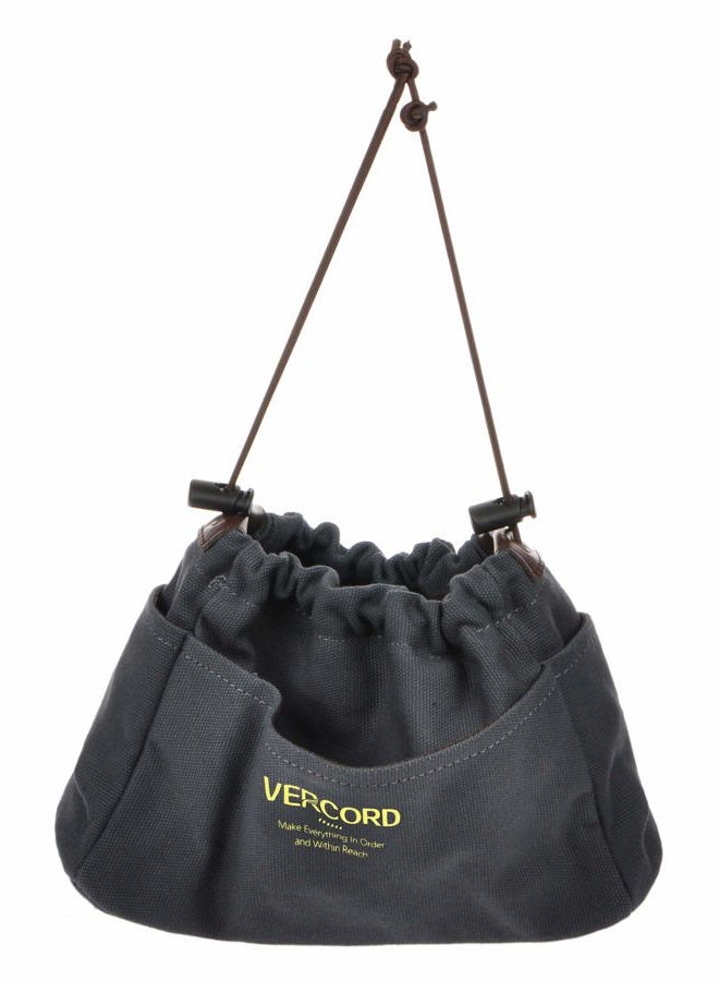Vercord منظم حقائب اليد من القماش، حقيبة إدخال متينة، 13 جيب 4 ألوان 2 حجم رمادي S - Image 5