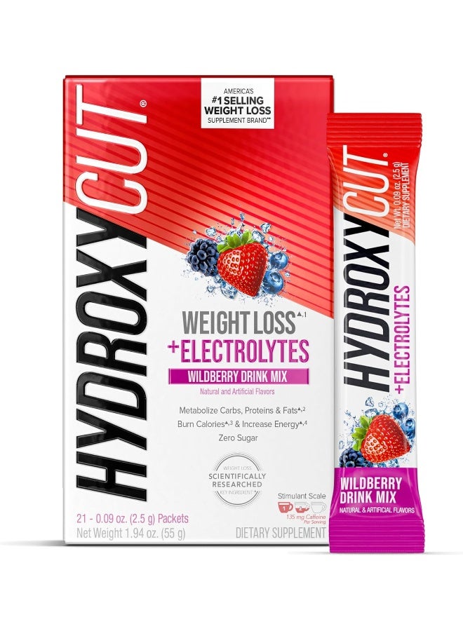 Hydroxycut Muscletech Products Hydroxycut Drink Mix Wild Berry Blast - Pack of 28 (S) 82962 - Image 1