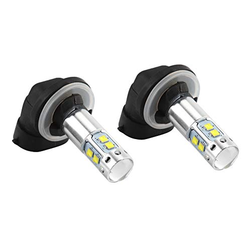 Aramox 2PCS LED Light Bulb Replacement for Accent, 12-24V 50W 1800LM / Bulb 6000K Super White High Power Bright LED Fog Daytime Light Bulbs - Image 1