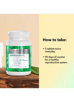 NAMYAA Aarthava Kshaya- For Pcod And Pcos- Pack Of 60 Tablets  - Image 4