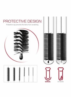 Y&D Nylon Tube Brush Cleaner Pipe Cleaning Kit for Drinking Straws Glasses Keyboards Jewelry 10 Brushes Baby Bottle Flask Straw  - Image 5