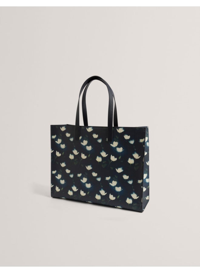 Ted Baker حقيبة أيقونية مطبوعة بتصميم توليب كبير جداً - Image 5