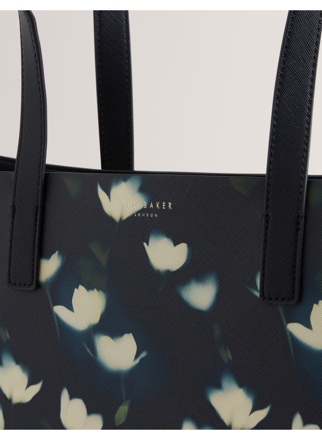 Ted Baker حقيبة أيقونية مطبوعة بتصميم توليب كبير جداً - Image 4