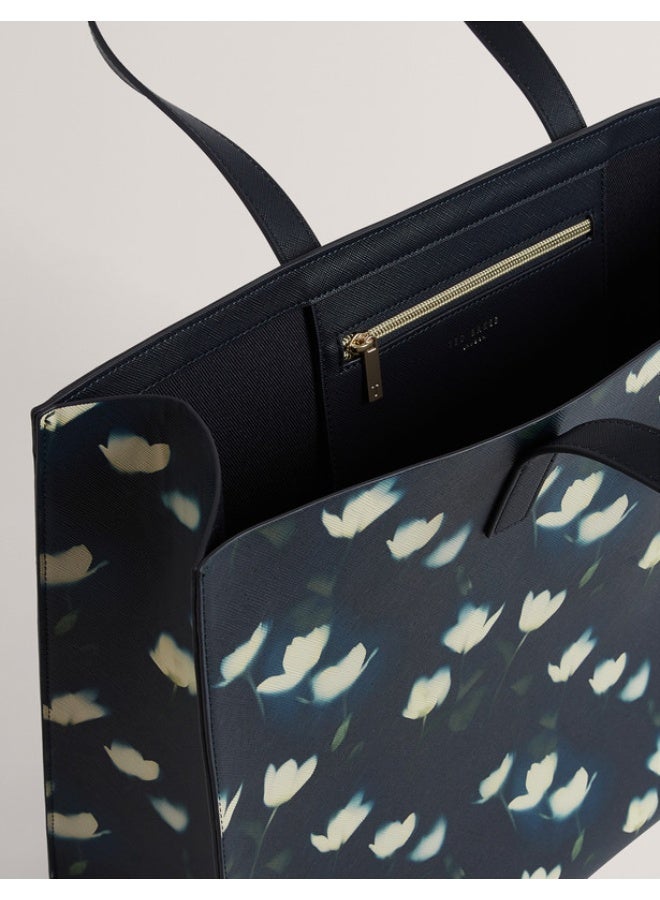 Ted Baker حقيبة أيقونية مطبوعة بتصميم توليب كبير جداً - Image 2