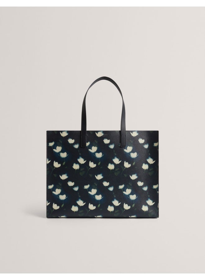 Ted Baker حقيبة أيقونية مطبوعة بتصميم توليب كبير جداً - Image 3