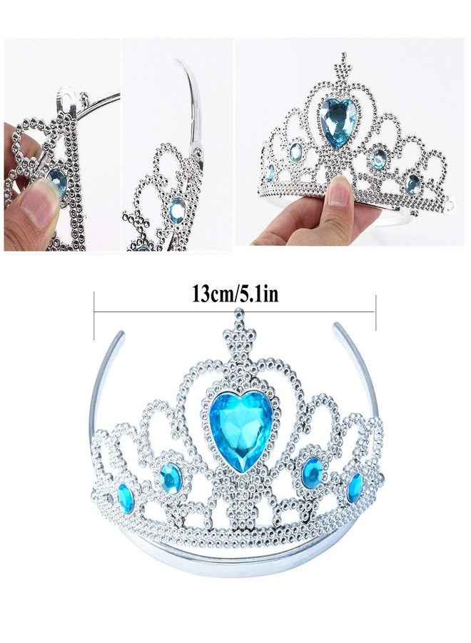 Yosbabe باروكة أميرة عربية من الياسمين مع تاج وزي تنكر للأطفال - Image 5