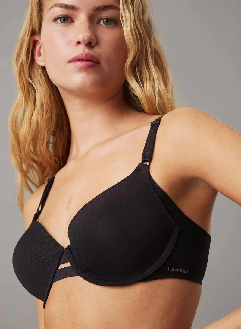 Calvin Klein BLACK T-shirt Bra - Invisibles for Women | Best Price UAE