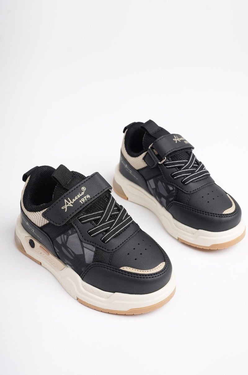 muggo Dory Guaranteed Luminous Laced and Velcro Children's Sneaker Sports Shoes  - Image 3