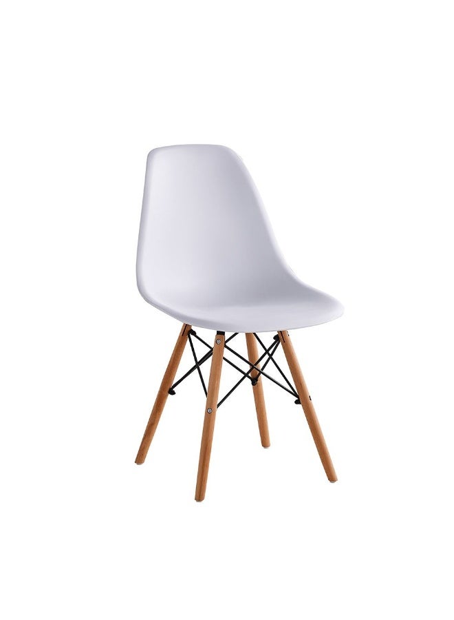 DANUBE HOME مجموعة كراسي طعام من ستورك - 2 كرسي - أبيض وبيتش - أثاث غرفة طعام أنيق - خشب مهندَس ومعدن - مثالي لطاولة طعام تتسع لشخصين - مجموعة طعام عصرية للمنزل - تصميم متين وأنيق - ضمان لمدة 2 سنة - Image 5