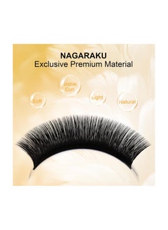 NAGARAKU NAGARAKU Easy Fan Eyelash Extensions Volume Lash 0.07 C curl 8-15mm Mix Tray Rapid Blooming Faux Mink Cluster For Beginners Soft Professional Lash Supplies  - Image 3