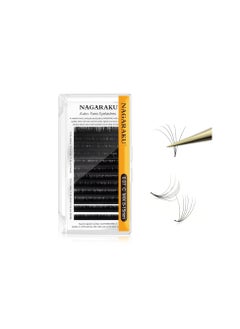 NAGARAKU NAGARAKU Easy Fan Eyelash Extensions Volume Lash 0.07 C curl 8-15mm Mix Tray Rapid Blooming Faux Mink Cluster For Beginners Soft Professional Lash Supplies  - Image 1
